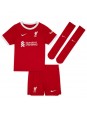 Liverpool Mohamed Salah #11 Heimtrikotsatz für Kinder 2023-24 Kurzarm (+ Kurze Hosen)